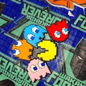 5ct Pac Man Shoe Charms